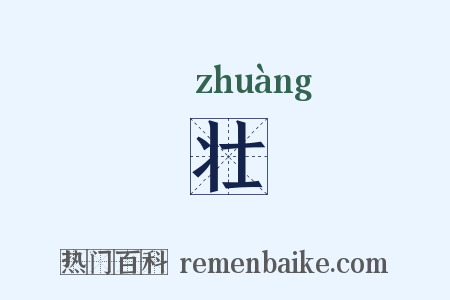 壮是什么意思的图片